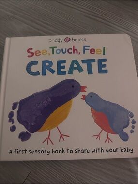 See, Touch, Feel CREATE - Purple and Blue Sensory Baby Book